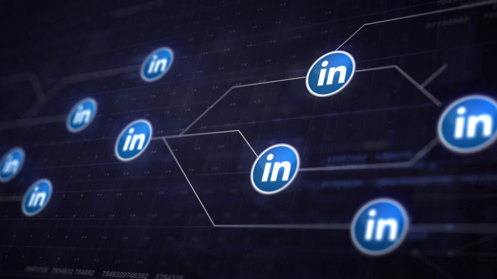 linkedin icon line connection circuit board 1_marcommsinc